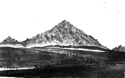 Drawing of Laramie Peak