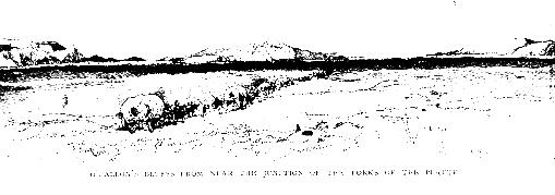 Drawing of O'Fallon’s Bluff