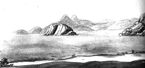 Drawing of the Sweetwater valley